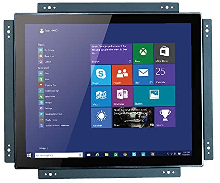 17 Inch Open Frame Design Touch Screen Monitor Display with VESA & Rear Mounting Bracket for Kiosk Industrial Automation POS Retail Self-Service