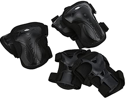 WNSC Knieschoner Protektor Kit, Rollschuh Schutzausrüstung Set Gute Wasseraufnahme Schutzausrüstung für Skaten für Erwachsene für Radfahren für Sport