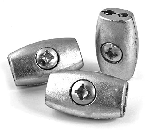 50 Stück Klemme Eiform 6mm