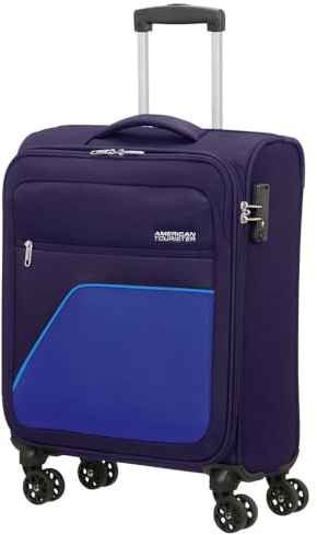 American Tourister Sky Surfer Spinner 55/20 TSA Trolley Navy/Blue dunkelblau