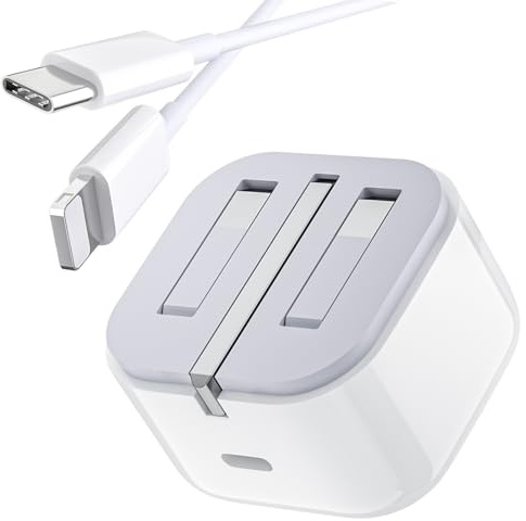 Newding 20W Fast Charger Compatible with iPhone 12 13 14, USB C UK Plug