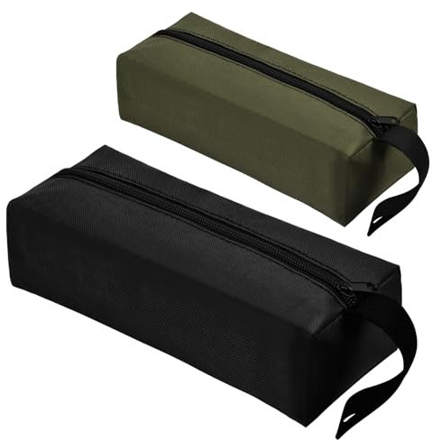 2 Stück Kleine Werkzeugtaschen, Wasserdichte Taschen für Werkzeug, Robuste Kleine Werkzeugtasche für Werkzeuge, Bürobedarf, Kosmetik und Schreibwaren