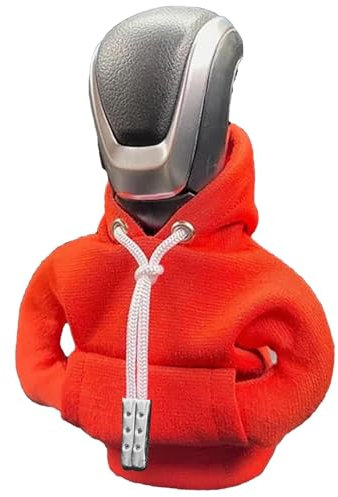 Auto-Schalthebel-Hoodie, verstellbarer Schaltknauf, Pullover, Hoodie, weiche Auto-Hebel-Kapuzenkleidung, Staubschutz, Auto-Innenraum, niedliche Gadgets, lustige, stilvolle Knaufabdeckung für