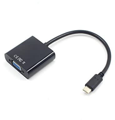 HEMOTON Usb-c to Vga Adapter Cable for Laptop and Projector Type-c to Vga Converter with 1080p Full HD Support for Monitor and Display Devices