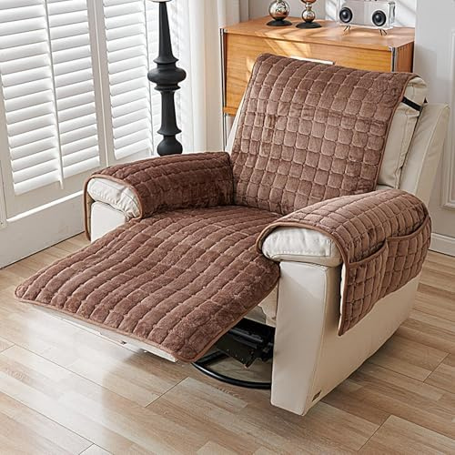 Sesselschoner | Liegesofa Sesselbezug | rutschfest Sesselschoner für Relaxsessel | Sesselschoner für Fernsehsessel | Armlehnenschoner Fernsehsessel Relaxsessel Bezüg für Hunde Haustiere(53 * 190cm)