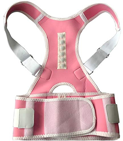 Postura Corsetto di Bendaggio Spalla correttore per la Postura Ortopedica Postura di correzione Bassa della Schiena per Uomini Donne (Colore: Bianco, Dimensione: x-Large), xxalarge ui