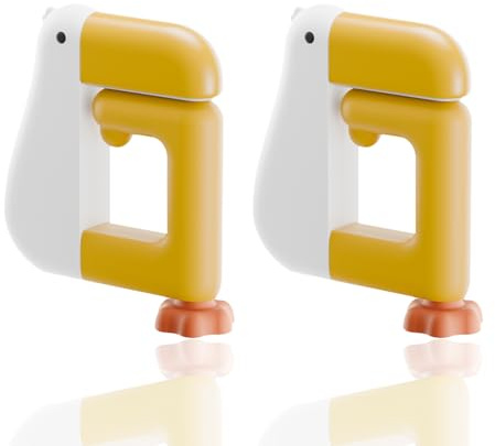 RYHHH 2 Stück Taschenhalter Für Tisch,Entenform Tisch Handtaschenhalter Haken,Faltbare Antirutsch Taschenhaken Halterung,Für Handtaschen In Der Schreibtisch, Restaurant, Bar,Aufhänger Bis 5 Kg