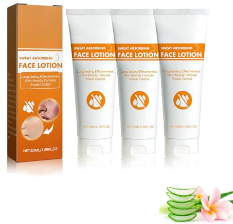 Antitranspirante Facial, Anti-sudor para la Cara Contra la Sudoración Profusa, Frente y Grasa (3)