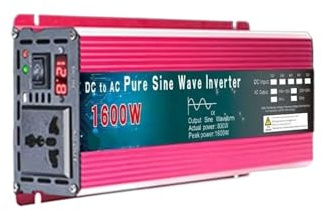 Onda Sinusoidale Convertitore Corrente Inverter 12V 220V 2000W 3000W 1000W DC 24V 48V 60V A AC 220V Convertitore Tensione A Onda Sinusoidale Pura Micro Inverter Fai Da Te(12V,220-240V 50HZ_1600W)