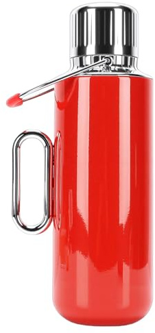 Fdit Botella de Agua con Aislamiento de Acero Inoxidable 316 de 1500 Ml, Frasco Térmico con Pantalla de Temperatura, Botella de Vacío, Hervidor Portátil con Asa para Bebidas Frías y