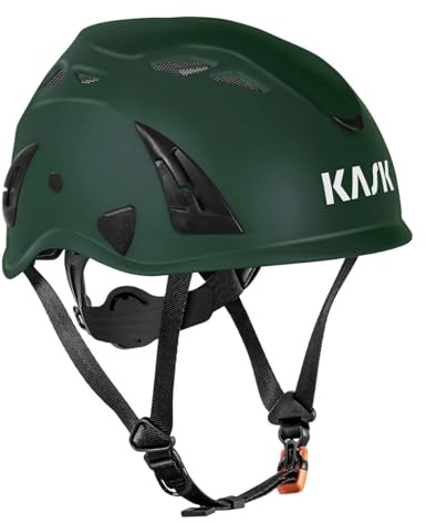 Casco da Lavoro KASK Professionale | Leggero, Ventilato e Regolabile | per Edilizia, Cantiere, Lavori in Quota | Predisposto per Visiera e Cuffie Antirumore da acquistare separatamente.