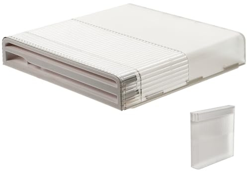 ANDRESLAD Soporte de Pared para Cuchillos Multifuncional, Estante Organizador de Cocina Blanco, Montable sin Taladro, Accesorio Ahorro Espacio para Almacenamiento Seguro y Ordenado
