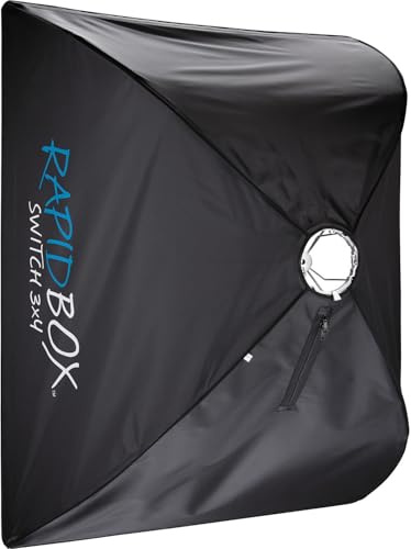 Westcott Rapid Box Switch 3x4 Portable Photography Studio and On Location Softbox Kit - Compatible with Multiple Photography Lighting Brands