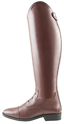 PFIFF 102494 Bottes d'équitation convertible en cuir de vachette Doublure intérieure en N Marron Pointure 42