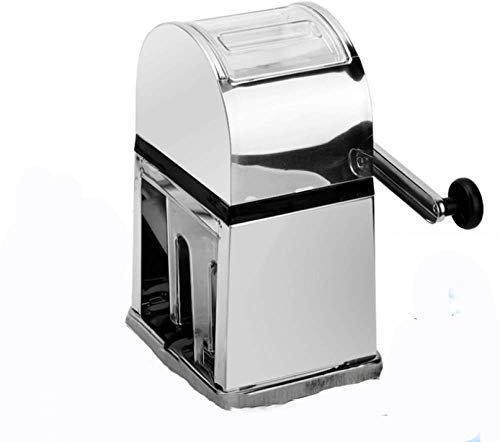 Ice Crusher Ice Blender Manual Ice Crusher Hand Crank Ice Blender Ice Grinder Manual Ice Cube Crusher Rectangular Style