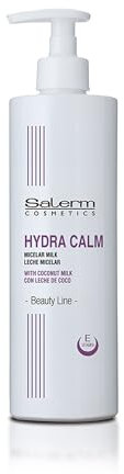 SALERM - Leche Limpiadora Facial - Hydra Calm - 200 ml - Ideal para Pieles Sensibles - Elimina el Maquillaje y las Impurezas - Mantiene la Hidratación de la Piel - No Irrita