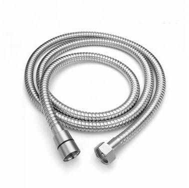 VIBORG SUS304 Flexible de douche extra long en acier inoxydable de 1,7 m avec rondelles intégrées - Câble de rechange universel anti-torsion pour pommeau de douche en nickel satiné