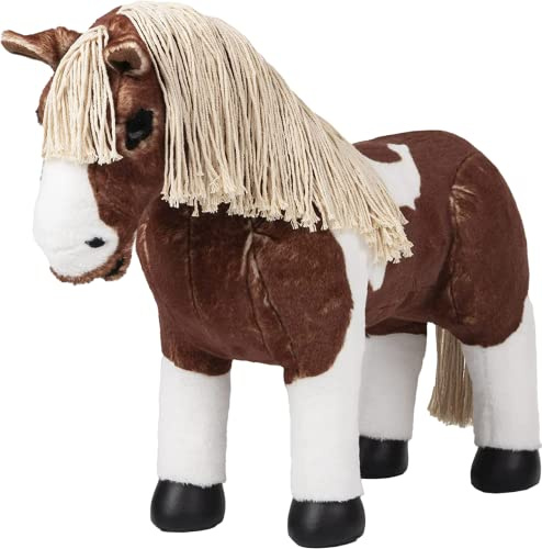 LeMieux Toy Pony Flash for Kids - Skewbald - Soft Coat - Flexible - Suitable for Ages 3 Years +