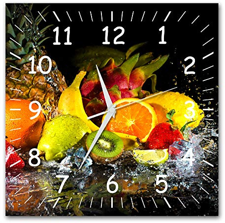 Bilder-Manufaktur BM wahlweise Funkwanduhr ODER Quarzwanduhr Funkwanduhren Funkuhr Wanduhr Funk ODER Quarz kein Ticken lautlos geräuschlos leise modern ohne Tickgeräusche MF8-9305-funk