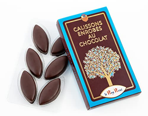 LE ROY RENÉ Epicerie Fine - Gamme de Noël et Pâques : (Etui de 6 Calissons d’Aix enrobés au chocolat 70g)