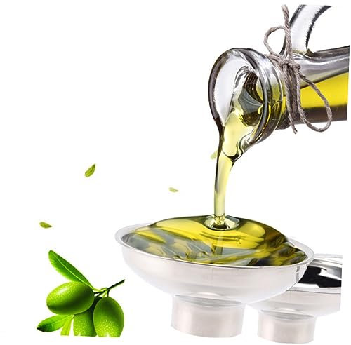 TOPBATHY Imbuto in Acciaio Inossidabile Per Cucina Imbuto Bocca Larga Per Alimenti e Sottaceti Facile Da Pulire e Durevole