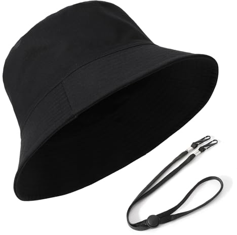 TAGVO XXL Cappello da Pescatore Uomo Donna, Reversibile Cappello Pescatore Cotone Pieghevole, Anti UV Estivo Outdoor Traspirante Cappello da Sole per Spiaggia All'aperto 56-65cm