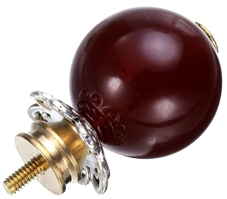 sourcing map Teapot Button Lid Knobs Tea Kettle Pot Cover Handle Knobs Lid Top Replacement for Teapot Teakettle Ceramic Pot Accessories Supplies, Deep Red