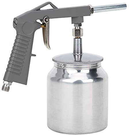 Pistola Pulverizadora Neumática, Cuerpo de Aleación de Aluminio, Ventosa de 25 Onzas, Liviana, para Pulverización de Paredes de Automóviles con Aceite, Solvente y Materiales a