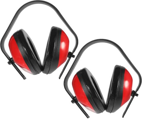HOMSFOU 2pezzi Cuffie Antirumore Regolabili Per Adulti e Ragazza Earmuffs Per Riduzione Del Rumore Affollati Studio e Confortevoli e Pratiche