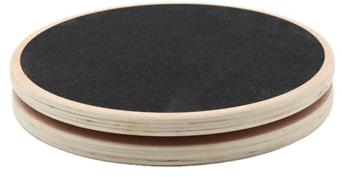 Wooden Waist Whisper, Rotating Fitness Gear, Trainingsgerät, Skulptur Twist Boards, 39,9 x 40,6 x 4,7 cm, ideal für alle Fitnesslevel und Ganzkörpertraining