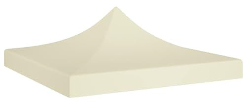 Fasba Partyzelt, Pavillon, Festzelt, Gartenpavillon, Gartenzelt, Garten Zelt, Bierzelt, Dach 2x2 m Creme 270 g/m²