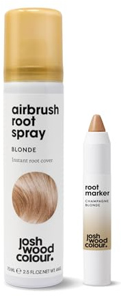 Josh Wood Colour Root Touch Up Bundle - Blonde Airbrush & Champagne Root Marker
