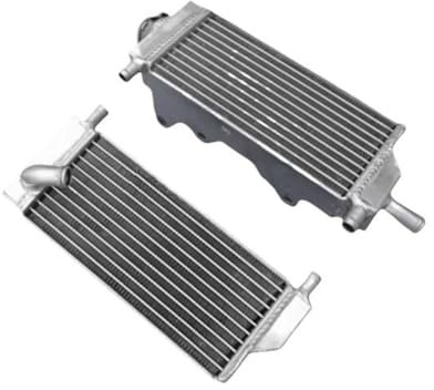 AMXHYVS Compatibile con CR250R 1992 1993 1994 1995 1996 Radiatore in Alluminio per Liquido di Raffreddamento Serbatoi di Troppo Pieno Serbatoi di Liquido di Raffreddamento Radiatori per Moto