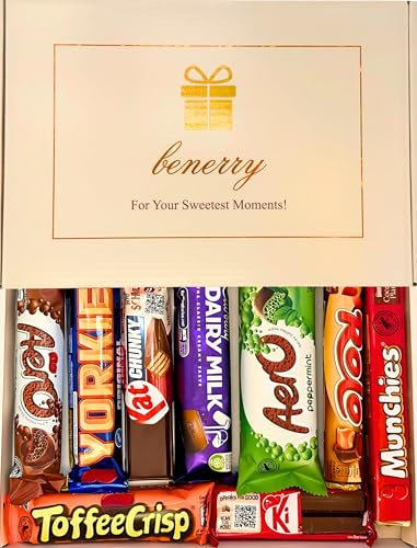 Luxury Chocolate Letterbox Gift – 9 Assorted Chocolates – Gift for Birthdays, Father’s Day, Mother’s Day, Christmas, Thank You, Him, Her, Kids