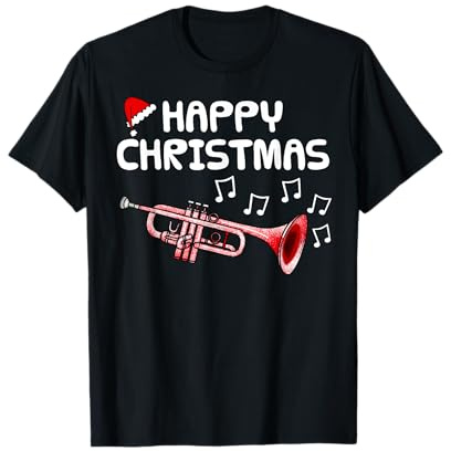 Trompete Weihnachten Trompeter Blechbläser Musiker T-Shirt