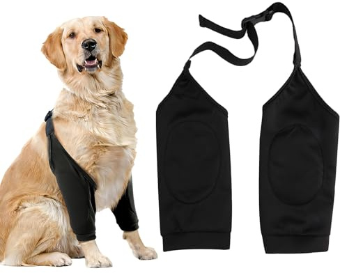 Ellenbogenbandage Hund, Weich Gepolsterte Ellbogenbandage für Haustiere | Ellbogenschoner für Hunde, Hund Chirurgie Erholung Recovery Sleeve für Vorderbeine von Wunden Hilft Bei Arthritis