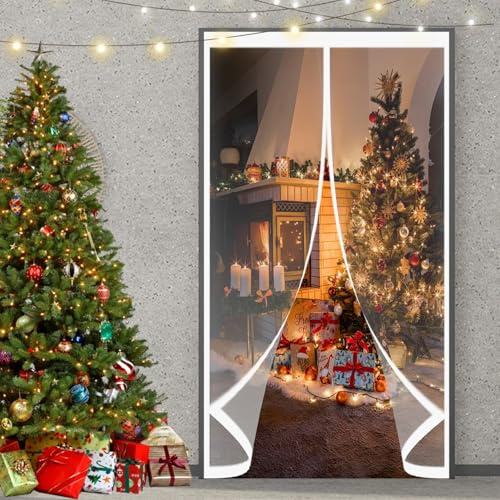 Rideau de Porte Magnétique à Isolation 72 x 270 cm Anti Froid et Chaleur Vent Isolation Phonique Imperméable Moustiquaire Magnetique Porte pour Cuisine, Chambre à Coucher, A