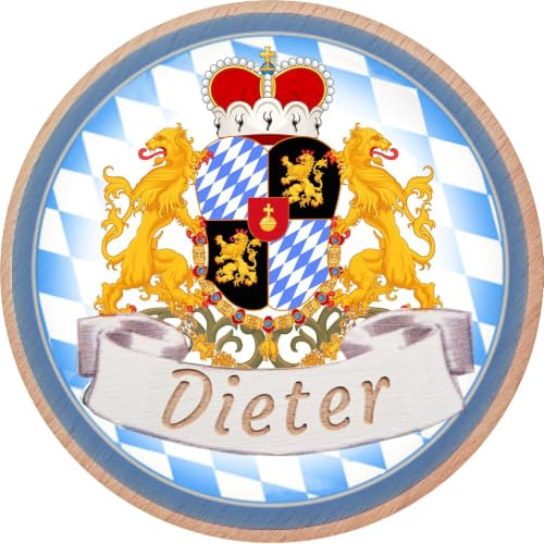 Personalisierter Bierglasdeckel aus Holz mit Gravur – Bierdeckel mit Namen – Schutz vor Wespen & Insekten – passend für Krug, Weizen & Gläser Insektenschutz Garten