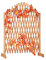 Relaxdays Rankgitter Holz, ausziehbar, freistehend, Garten, Balkon, Terrasse, Rankhilfe, HxBxT: 100 x 165 x 30 cm, braun
