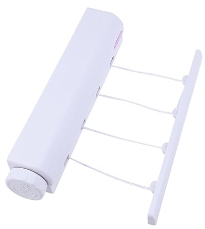 Alipis Retractable Clothesline Linien Wäschespinne Tragbare Wäscheleine Für Innen Und Außenbereich Zufällige Farbe Platzsparend Robust Leicht Zu Handhaben Für Effizientes Trocknen