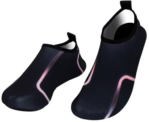 JSTHHTT Chaussures Aquatiques, Chaussures de Plage, Natation Chaussettes, Chaussures de Plongée, Anti Sable, Antidérapant, pour la Plage ou Yoga