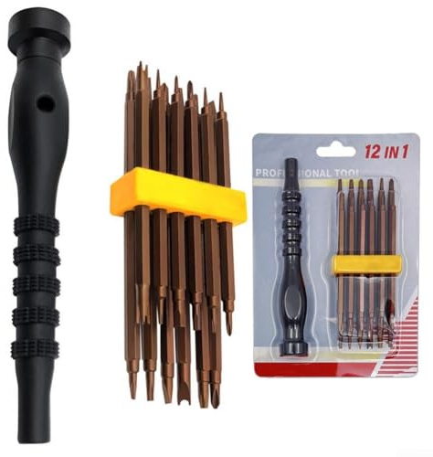 Set di cacciaviti magnetici compatti e leggeri, tipo Y U, Torx, Triangolo