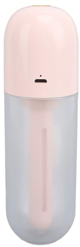 Portable Mini Humidifier, 100ml Mist Moisturizing Cool Mist Humidifiers, Cordless Air Humidifier Wand, Rechargeable Desktop Humidifier, Quiet Personal Humidifier for Baby Bedroom