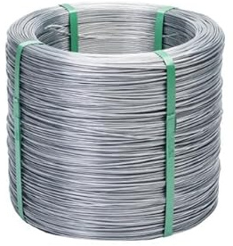 Aluminiumdraht Runddraht Ø 8mm Anschluß Blitzschutz Erdung AlMgSi - PN-EN 62561 (5m)