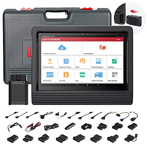 Launch X431 V+ OBD2 Diagnosegerät,Android Tablettdiagnosen mit Wifi Bluetooth,alle System zurücksetzen kann und ECU Codierung,Steuergeräte Programmierung