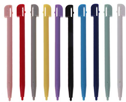 qiuxiaoaa 10 Pcs Stylet à Écran Tactile en Plastique pour NDSL 3DS XL NDS DS Lite DSL Gros Stylo Tactile