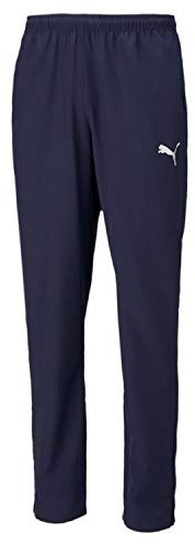 Puma PUMHB|#Puma Teamrise Sideline Pants Pantaloni Tuta, Uomo, Peacoat-Puma White, L
