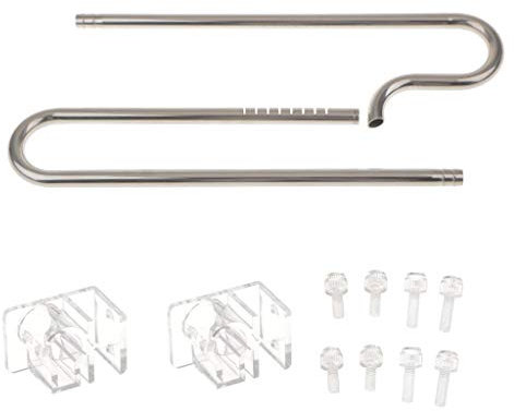 Tubayia Aquarium Einlauf Auslauf Rohr Einlaufrohr Auslaufrohr Set für Fisch Tank Aquarium (12mm)