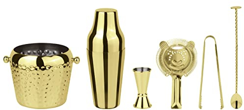 Sambonet Paderno Mixology Barzubehör-Set, 6-teilig, Gold