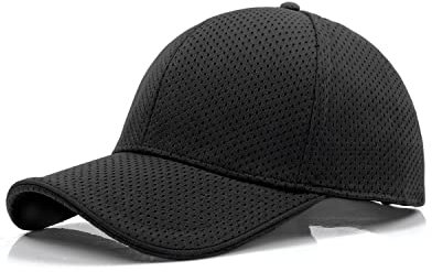 Zylioo M-L Running Sport Kappe Basecap Großer Kopf Outdoor Mesh Atmungsaktiv Baseballkappe Walking Cappy Baseball Cap